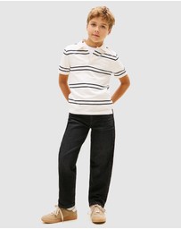 Tommy Hilfiger - Embossed Graphic Polo Shirt - Teens