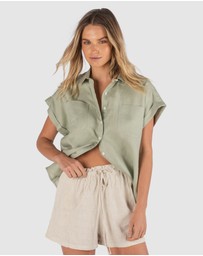 CAMIXA - CAPRI Short Sleeve Linen Shirt