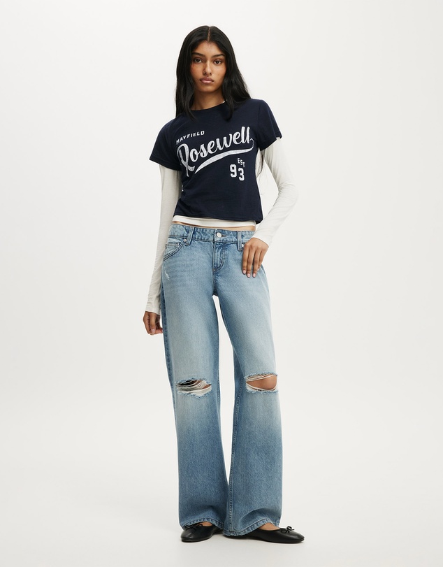 Cotton On - Petite Low Rise Straight Jean