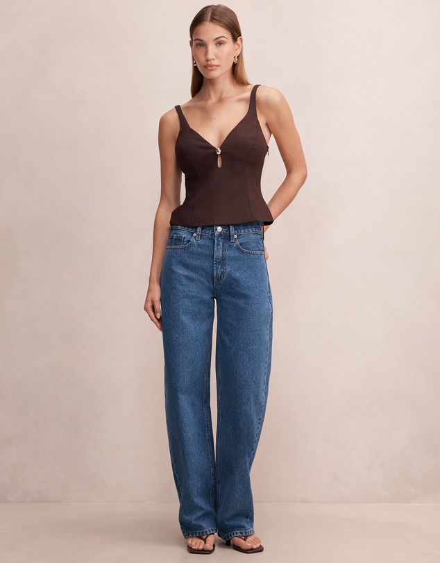 Forever New - Imogen Hardware Keyhole Top