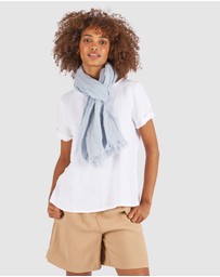 CAMIXA - French Linen Crinkled Scarf