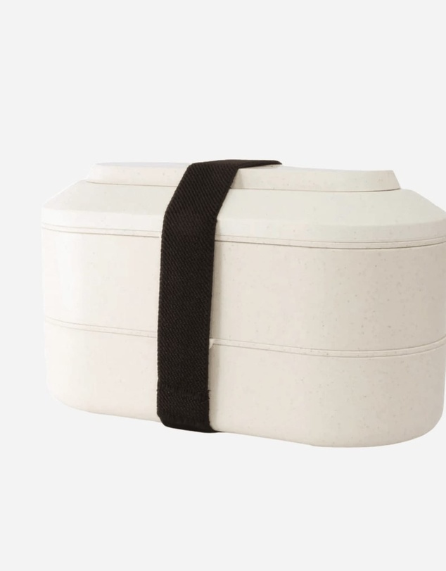 The Good BRAND - Dual Layer Bento Box with Fork & Spoon