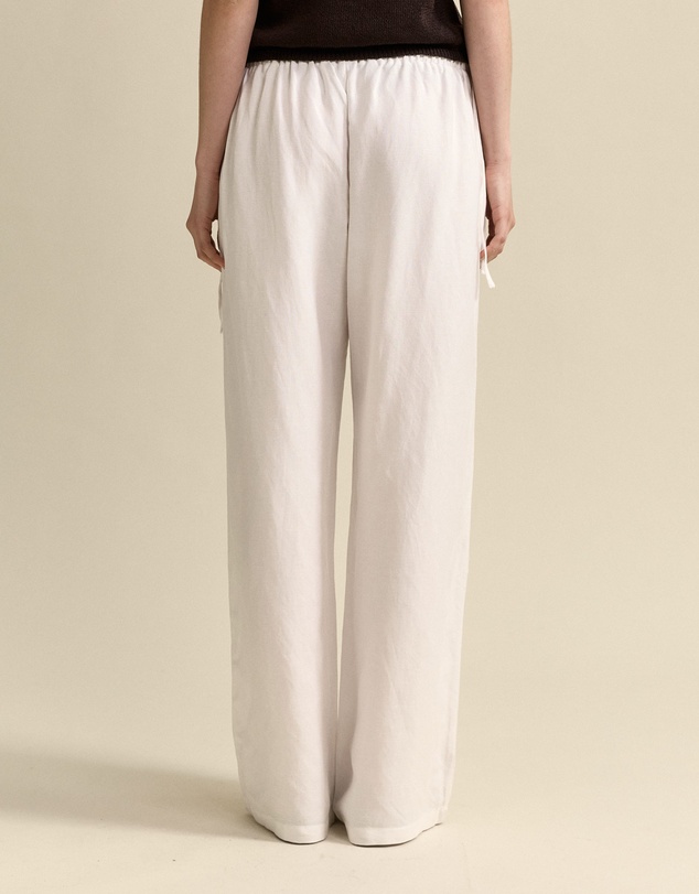 MVN - Linen Side Tie Pants