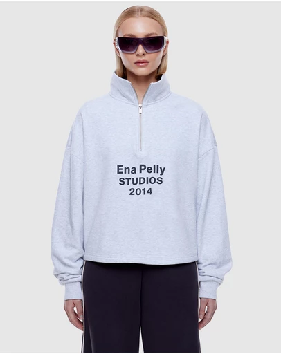 ENA PELLY - Kenzie 1/4 Zip Jumper