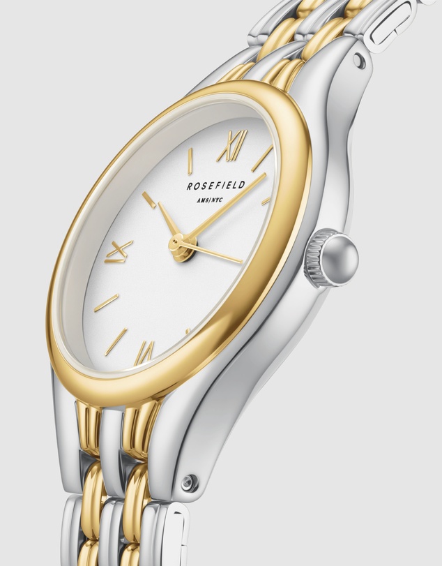 Rosefield - Muse Silver Gold Duotone Stainless Steel Bracelet Watch