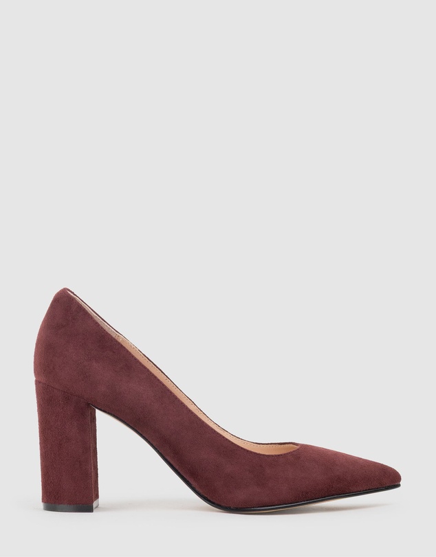 Edward Meller - BRYNLEY85 Block Heel Pointed Pump