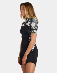 Roxy - Womens 2mm Swell Natural Back Zip Springsuit