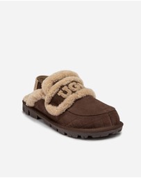 Ozwear Connection Uggs - UGG Violet Matelassé Shearling Slipper (Elastic Logo, Detachable Feature)