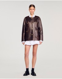 Sandro - Jerem Leather Jacket