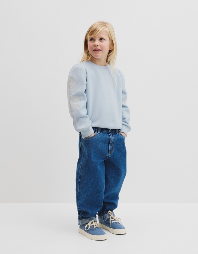 Country Road - Australian Cotton Embroidered Sleeve Sweat