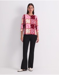 Sportscraft - Horse Print Mercerized Tee