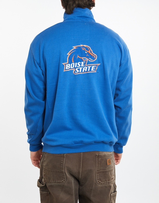 Vintage by The Real Deal - Pre Loved - Vintage Boise State Broncos Quarter Zip Sweatshirt