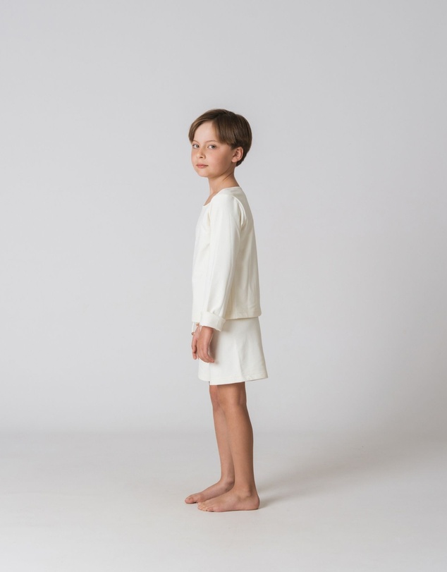 Fiola Rose Swim - Rashie Top in Ivorie