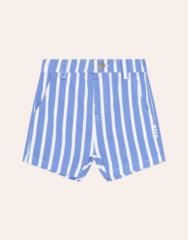 Huxbaby - Ocean Ticking Pinstripe Shorts - ICONIC EXCLUSIVE - Babies-Teens
