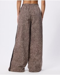 adidas Originals - Firebird Oversized Allover Print Denim Pants