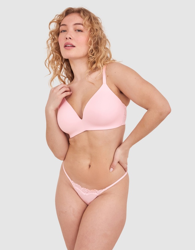 Bras N Things - NKD Lightly Lined Wirefree Bra - Pink