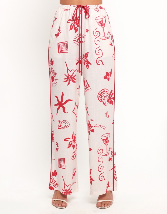 Petal & Pup - Malta Pant - Red