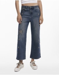 Desigual - Mirror culotte jeans