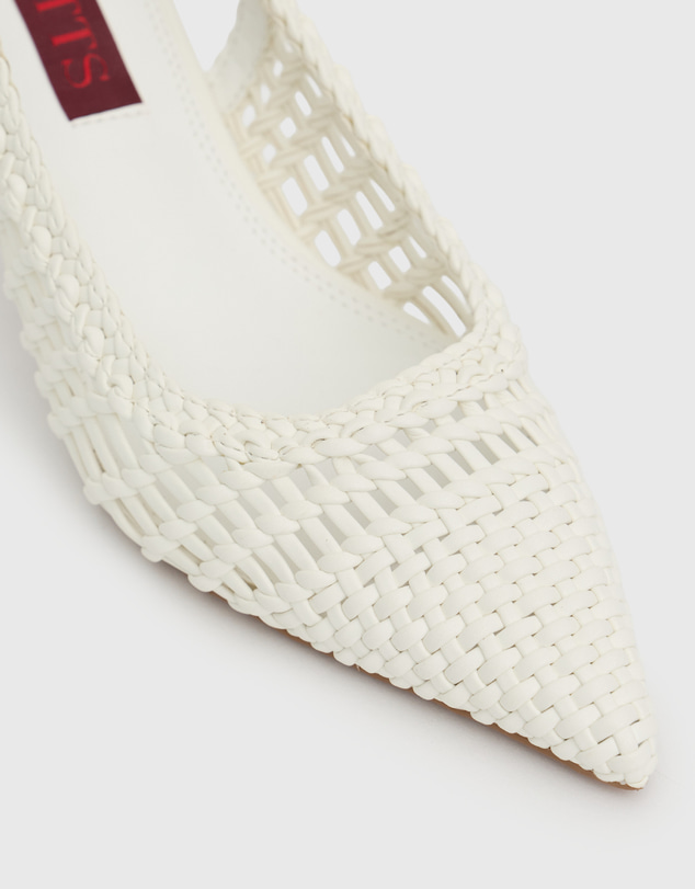 Betts - Paradise Woven Slingback Pumps