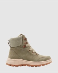 Roxy - Womens Karmel Lace-Up Boots