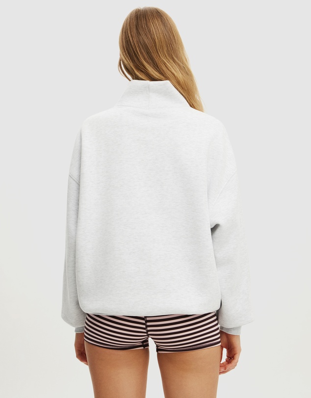 Cotton On Body Active - Plush Funnel Neck Sweatshirt