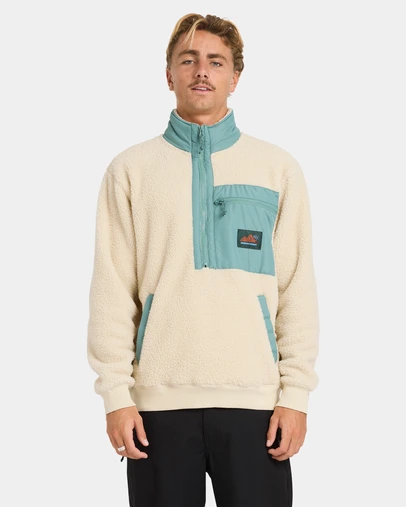 Billabong - Mens Boundary Peak Mock Neck Fleece Top