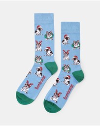 Bamboozld - 2-Pack Chrissy Dogs Cracker Socks