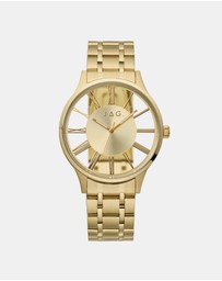 Jag - Gerroa Mens Gold Dial 43mm Gold Watch