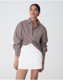 Forcast - Samara Cotton Striped Shirt