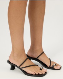 Dazie - Rory Strappy Kitten Heels