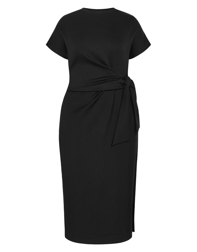 City Chic - Mae Side Tie Midi Dress