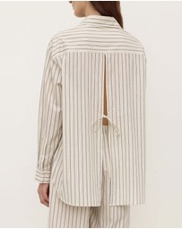 Assembly Label - Ria Stripe Long Sleeve Shirt