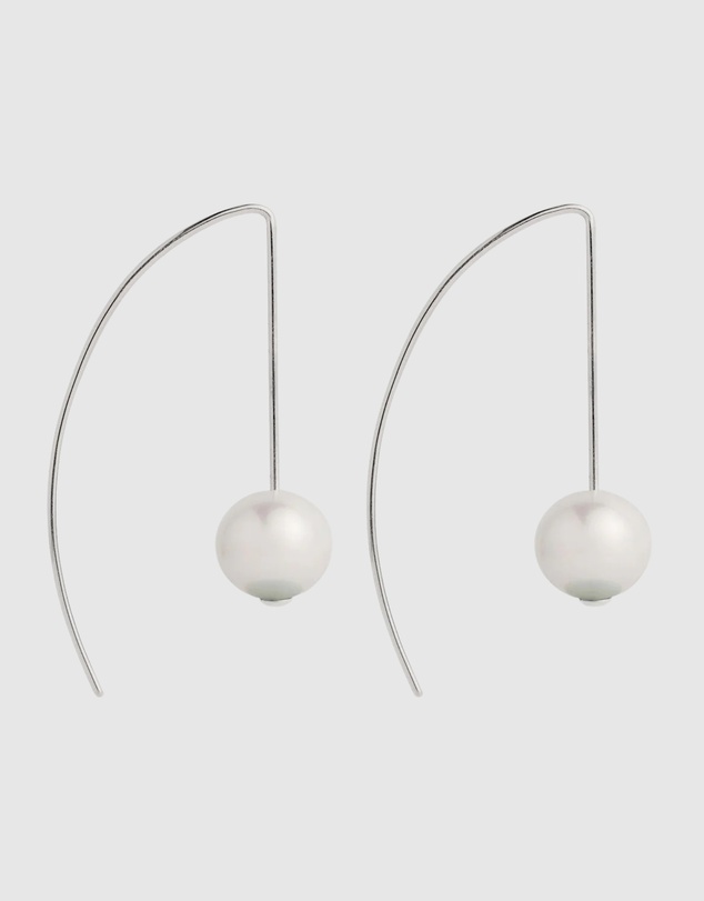 Najo - The Cove Silver Pearl Earring