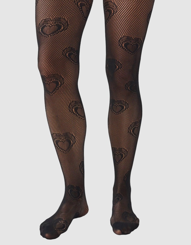 High Heel Jungle - Heart Knit Tights