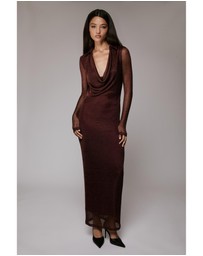 Bardot - Lorel Lurex Midi Dress
