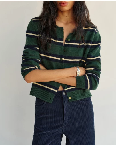 Reformation - Clara Cashmere Crew Cardigan