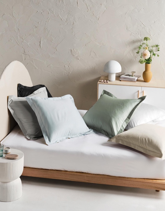 Linen House - Augusta 500THC Cotton Sateen European Pillowcase