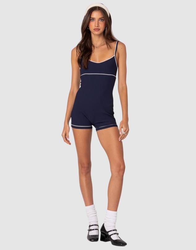 EDIKTED - Zetta Contrast Romper