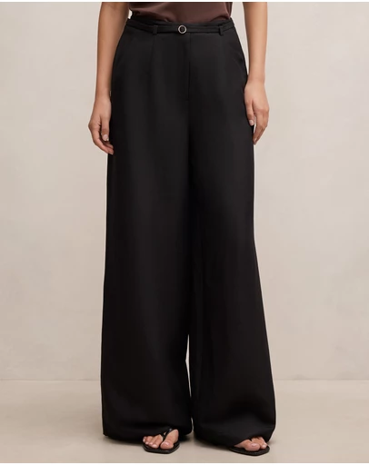 Forever New - Matilda Linen Blend Wide Leg Pants