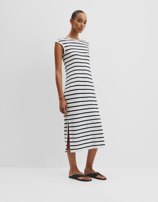 Stripe Linen Jersey Dress by Country Road Online | THE ICONIC | Australia
