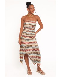 Petal & Pup - Navia Midi Dress - Multi Stripe