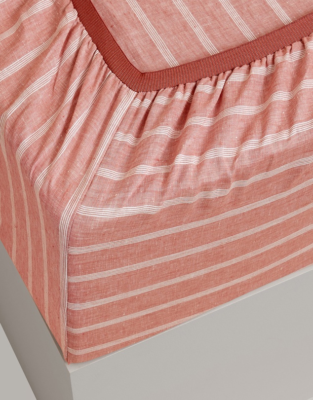 Sheet Society - Eve Linen Stripe Full Sheet Set