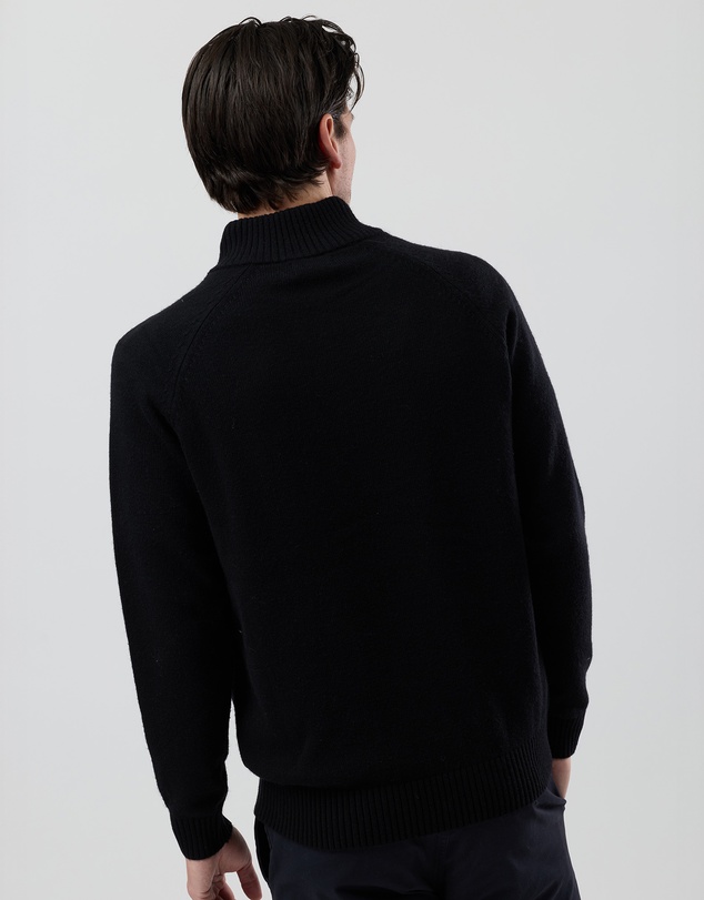 Wayver - Half Zip Wool Blend Knit