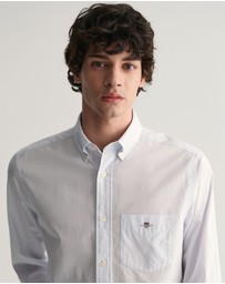 Gant - Regular Fit Classic Banker Stripe Poplin Shirt