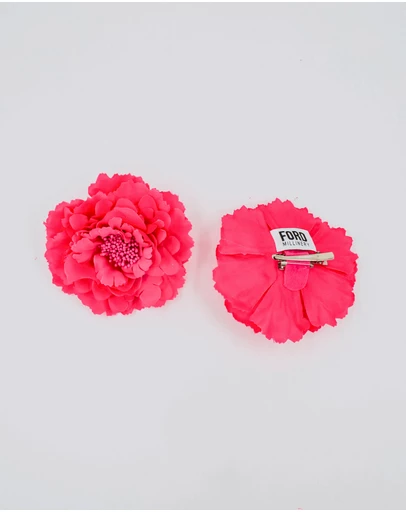 FORD MILLINERY - Maria Clips Hot Pink