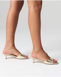 Verali - Alyssa Kitten Heel Mules