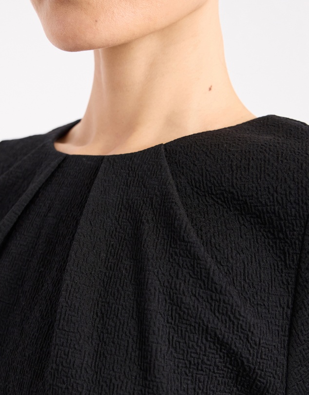 David Lawrence - Solana Textured Jersey Dress
