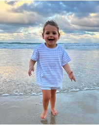 All Fenix - Mini Rib Stripe Tee - Babies-Kids