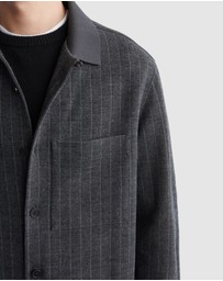COS - Relaxed Pinstriped Wool-Blend Shirt