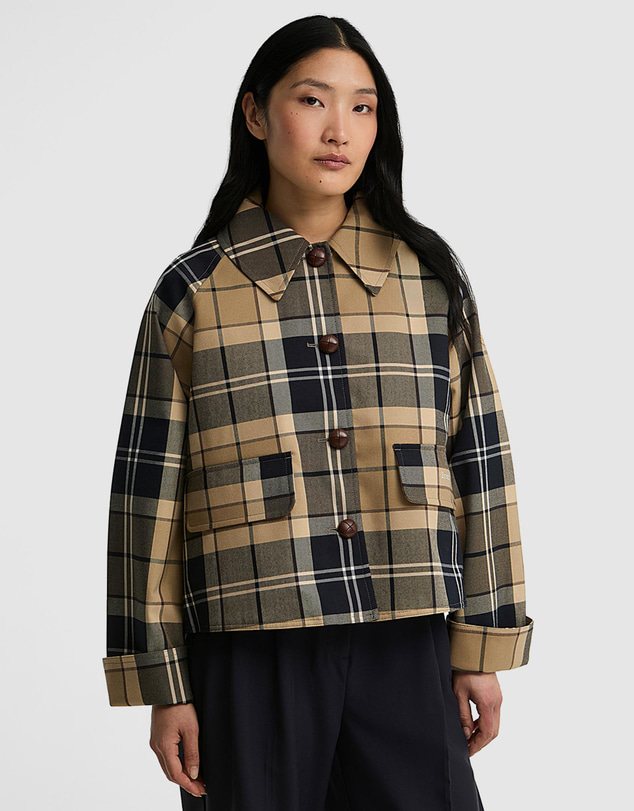 Barbour - Delilah Checked Showerproof Jacket